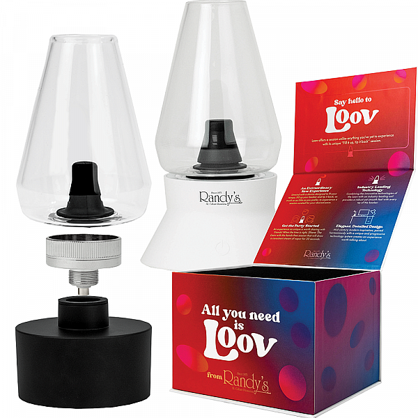 Loov - Your Versatile Tabletop Vaporizer for Elevated Experiences Randys #Loov Black