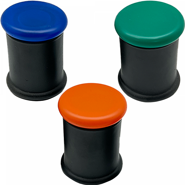 Black Glass Dome Colored Lid Jar